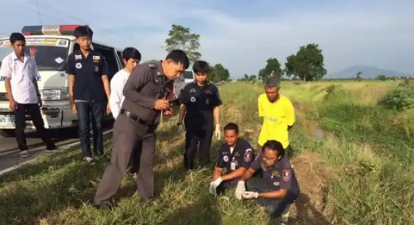 Graphic photos: Body of newborn baby without arms and legs found dumped in a forest